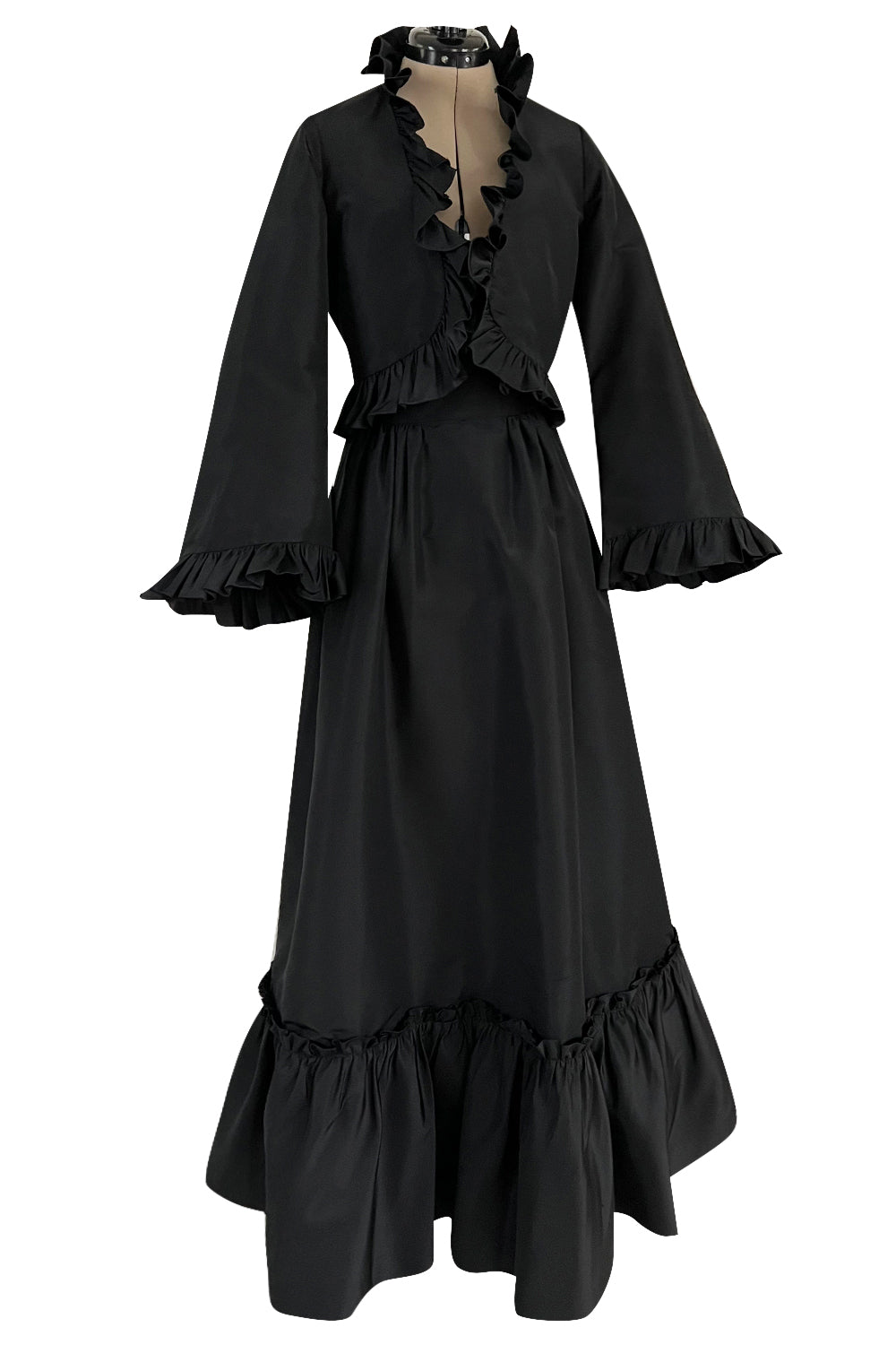 Vintage Valentino Black ニットロングケープ　マント 51vts3d-fCL._UF350,350_QL50_.jpg