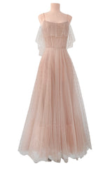 Fall 2016 Valentino by Pierpaolo Piccioli & Maria Grazia Chiuri Net Dress w Silver Sequin & Beads