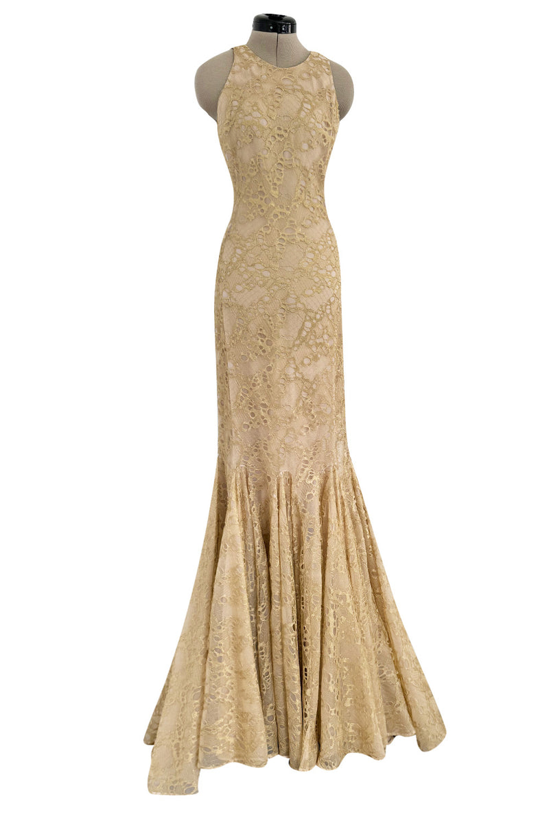 alexander mcqueen by sarah burton black and gold dress Alexander McQueen