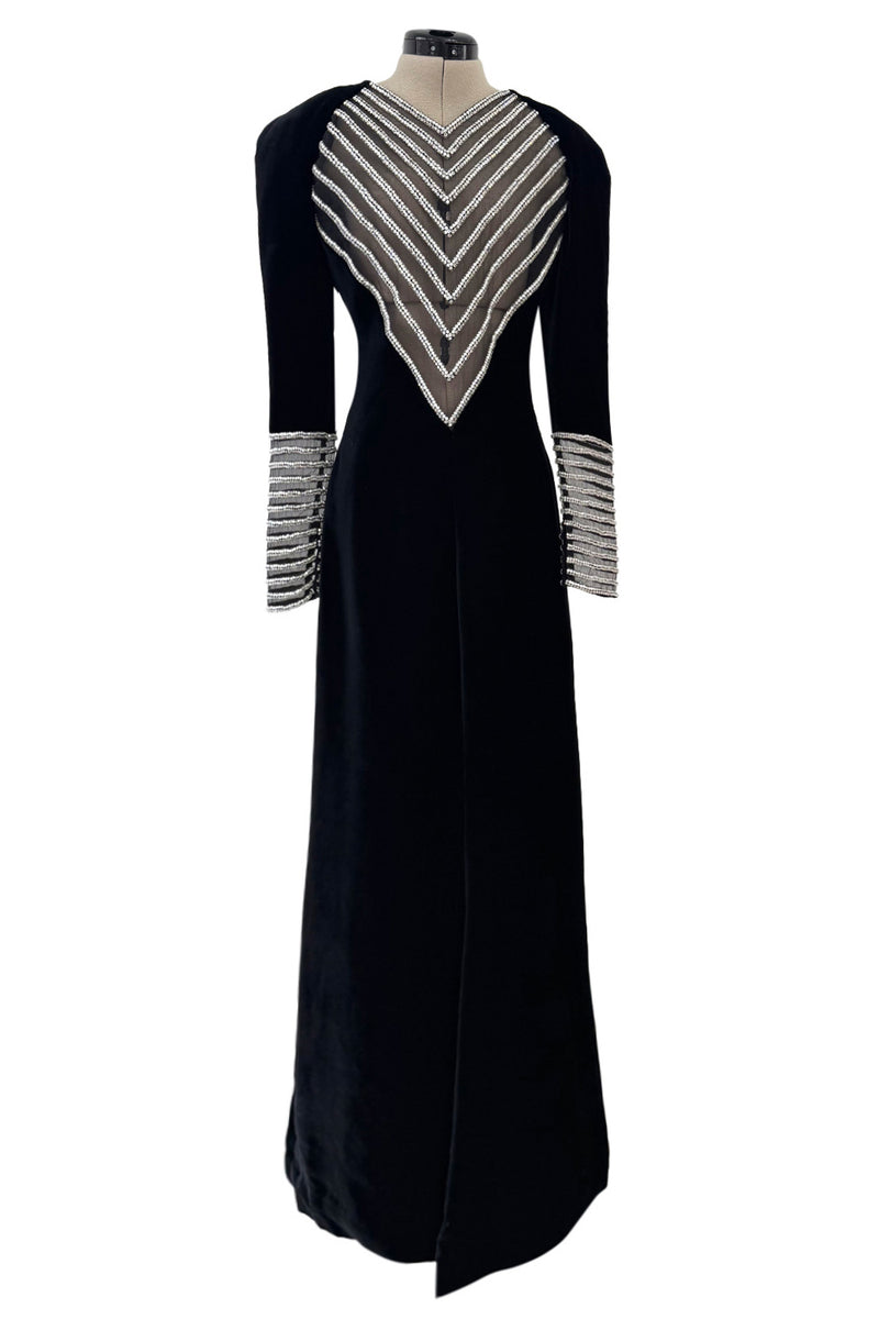 Incredible Fall 1986 Valentino by the Original Mr. Valentino Black