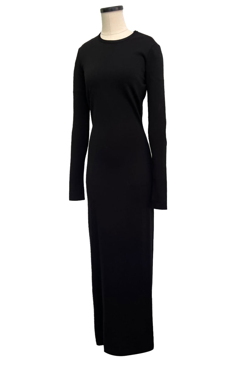 Spring 2021 Givenchy by Matthew Williams Runway Black Backless Knit Dress w Open Cut Outs