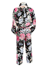 Well Documented Resort 2012 Celine by Phoebe Philo Floral Top or Jacket & Cropped Pant Suit