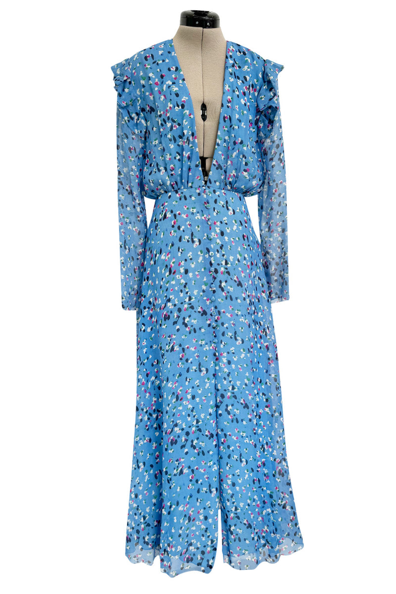 Resort 2018 Carolina Herrera Runway Look One Sample Floral Silk