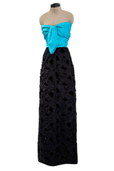 Fall 1984 Givenchy by Hubert de Givenchy Haute Couture Runway Sample Strapless Dress
