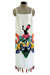 Exceptional Spring 2011 Prada by Miucci Prada Runway Look 27 & Ad Campaign Embroidered & Beaded White Dress