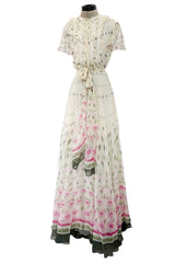 Dreamiest Resort 2020 Valentino by Pierpaolo Piccioli Runway Look 23 Silk Chiffon Print Dress