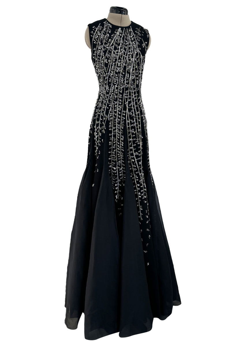 givenchy silver dress Givenchy Embellished Mini Dress