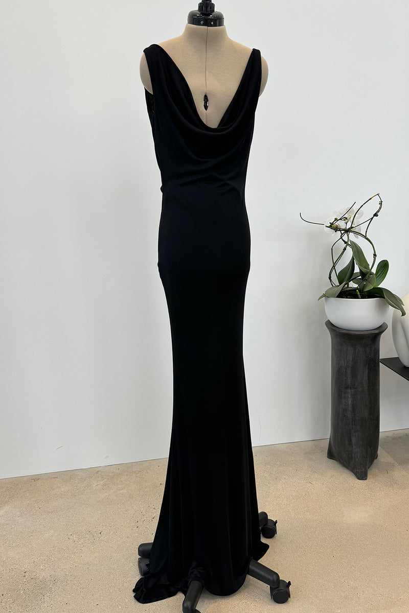 Alexander McQueen 2007 Bias Cut Silk Backless Draped Dress Shrimpton Couture Alexander McQueen 2007 Bias Cut Silk Backless Draped Dress Shrimpton Couture