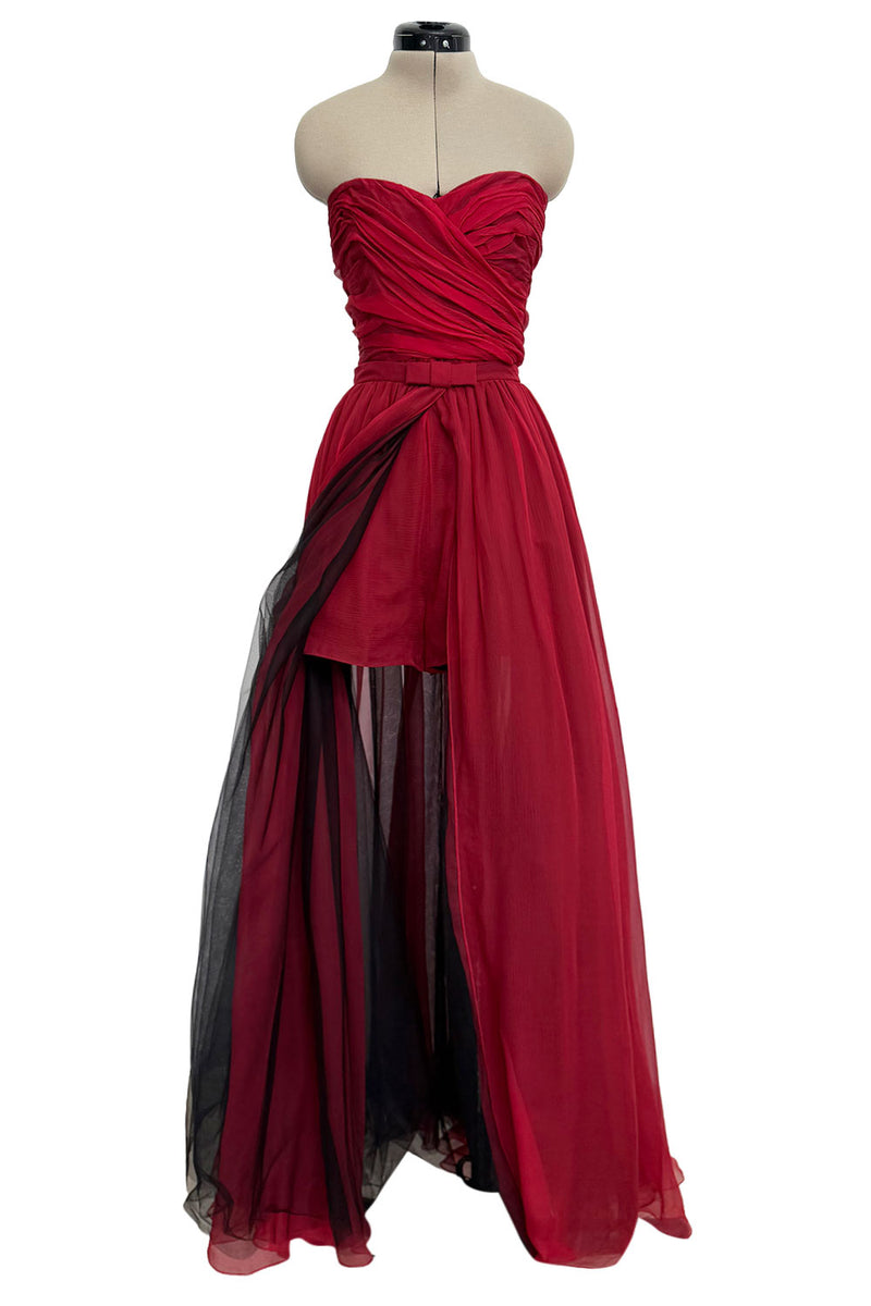 christian dior red dress by John Galliano - Women Party/Cocktail Christian Dior HC Draped Pleated