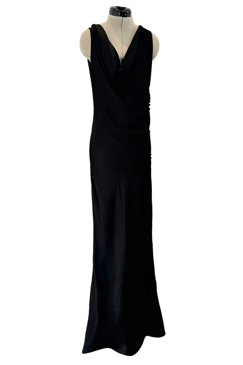 slim fit dress slacks Outstanding Spring 2000 Christian Dior by John Galliano Black Silk Bia –  Shrimpton Couture