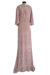 Cruise 2026 Christian Dior by Maria Grazia Chiuri Runway Look 55 Cut Velvet Silk Chiffon Dress