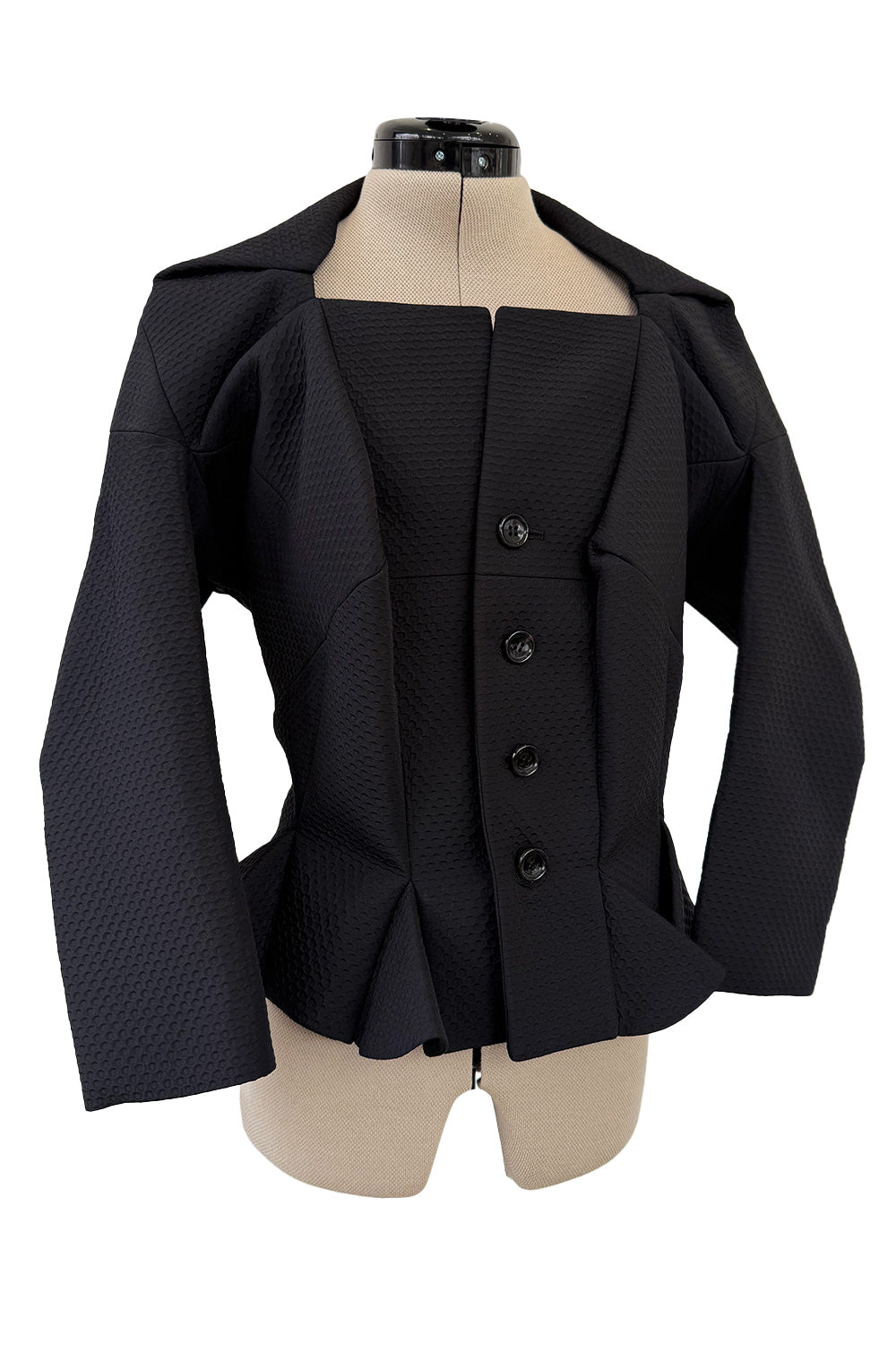 Fall 2015 Junya Watanabe Commes des Garcons Runway Look 6 Black