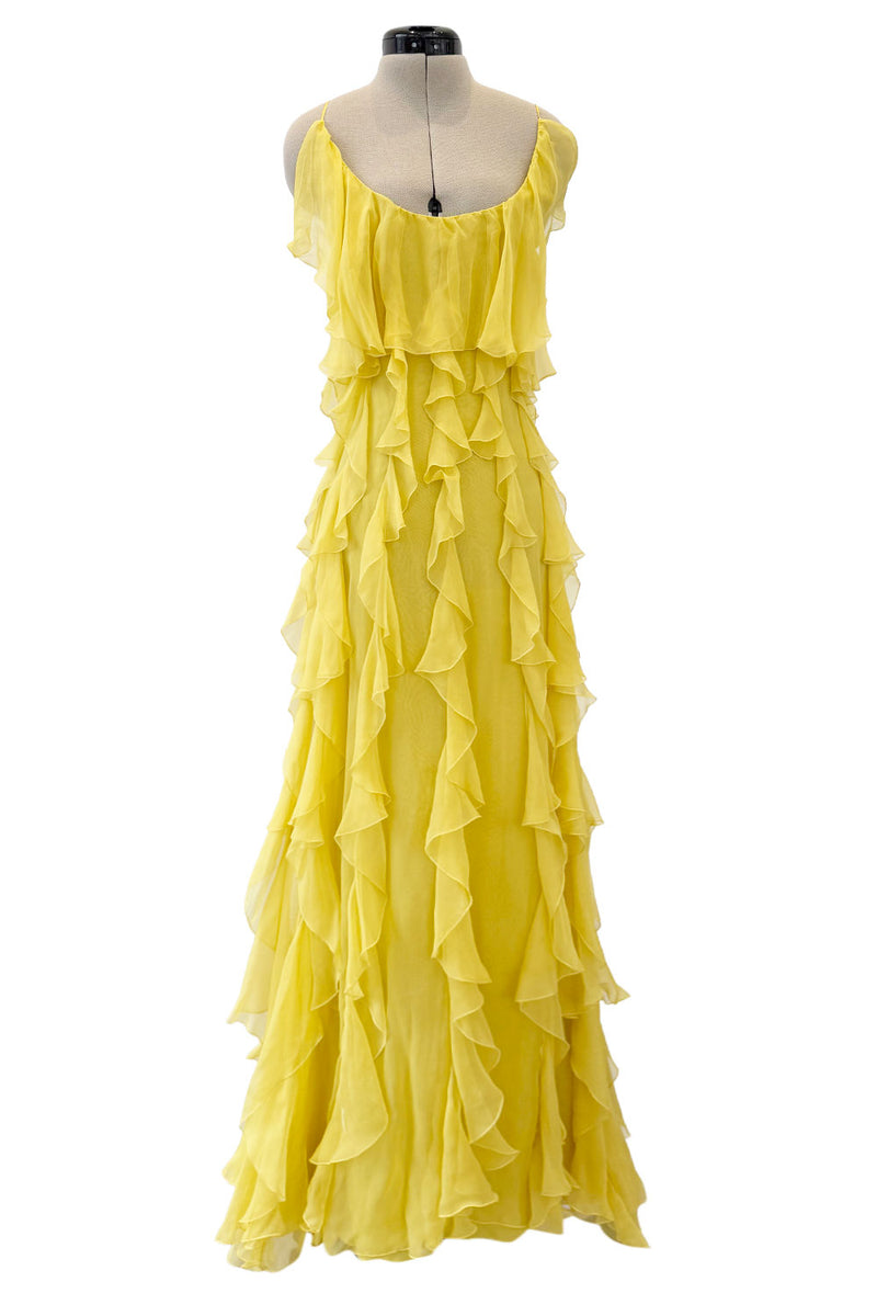 yellow dress for fall Divine 2019 Valentino by Pierpaolo Piccioli Runway Look 55 – Shrimpton Couture this dress is perfect Girls Christmas Tree Dress, SIZ:8 All Green Bridesmaid Dresses