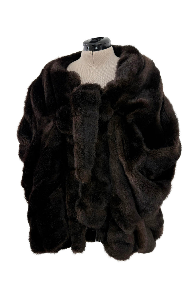Vivienne Westwood 変形　ポンチョ　カシミヤ混　フードファー Rare Vivienne Westwood Fall 1993 'Anglomania' Collection Runway