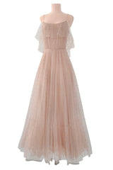 Fall 2016 Valentino by Pierpaolo Piccioli & Maria Grazia Chiuri Net Dress w Silver Sequin & Beads