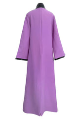 Spring 2020 Gucci by Alessandro Michele Runway Look 64 Purple Cut Out Tunic Dress w Patent Trim