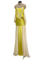 Important Spring 2004 Yves Saint Laurent by Tom Ford Runway & Ad Campaign Silk Dress