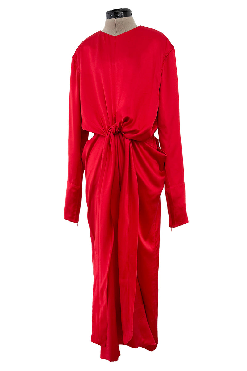 celine red dress NICOLETTA Celine Gown