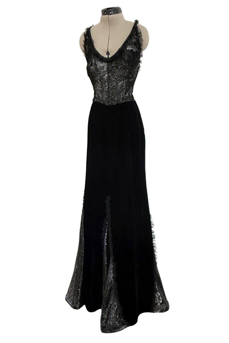 Fall 1995 Valentino by the Original Mr Valentino Runway Black Velvet D –  Shrimpton Couture