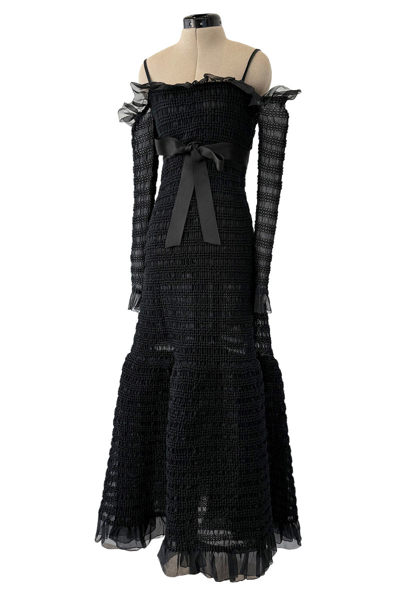 Fantastic Spring 1978 Hubert de Givenchy Haute Couture Runway Silk Org Shrimpton Couture Fantastic Spring 1978 Hubert de Givenchy Haute Couture Runway Silk Org Shrimpton Couture