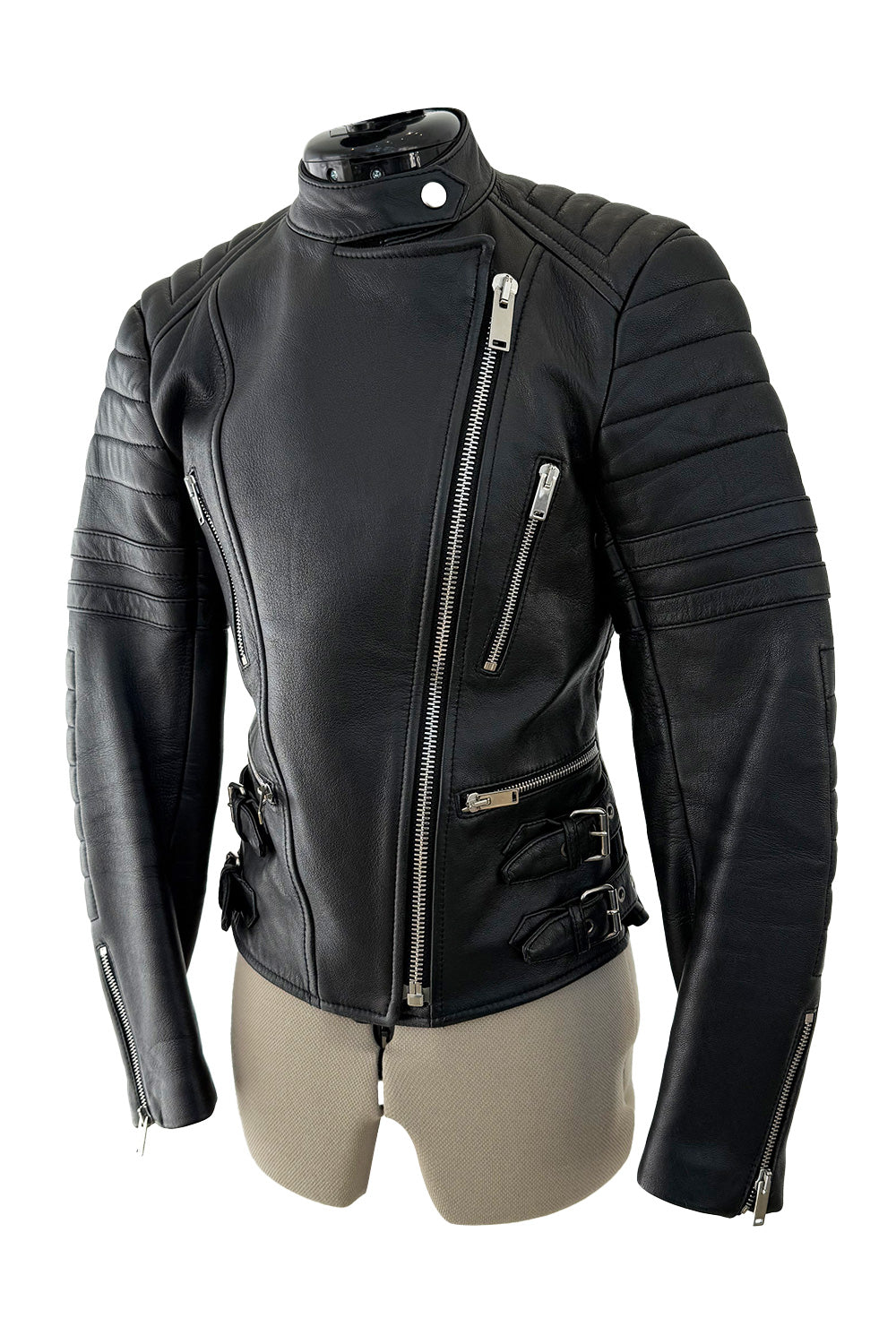 【PHOEBE PHILO】ウール ライトウェイト ジャケット ベルト付 PHOEBE PHILO | JACKET WITH ATTACHABLE SCARF | MASTIC LEATHER