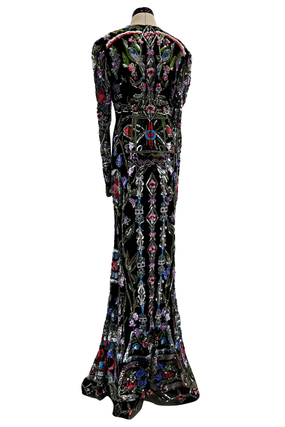 Resort 2017 Alexander McQueen by Sarah Burton Sequin Bead Net