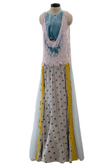 Amazing Spring 2018 Valentino by Pierpaolo Piccioli Runway Look 64 Lace, Silk & Velvet Halter Dress Set