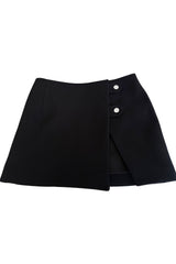 Sexiest Fall 2014 Anthony Vaccarello Skirt Runway Look 31 Black Wrap Skirt w High Front Slit