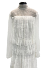 Prettiest Fall 2015 Valentino by Pierpaolo Piccioli & Maria Grazia Chiuri White Lace & Net Dress