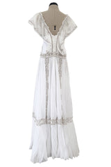 Resort 2017 Valentino by Pierpaolo Piccioli & Maria Grazia Chiuri Runway Look 67 Beaded Cotton Dress