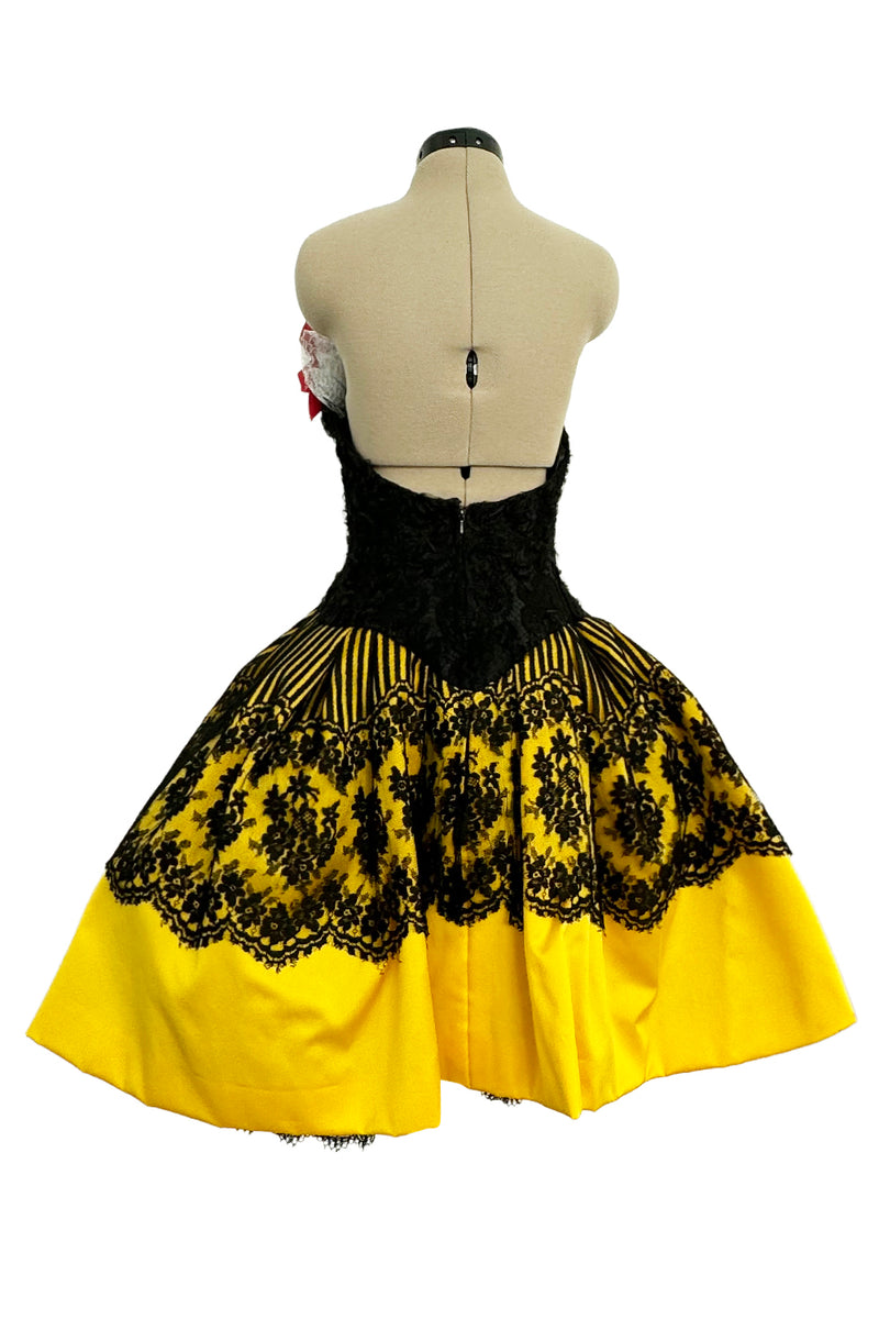 Rare Spring 1988 Christian Lacroix Demi-Couture Luxe Label Strapless M – Shrimpton Couture