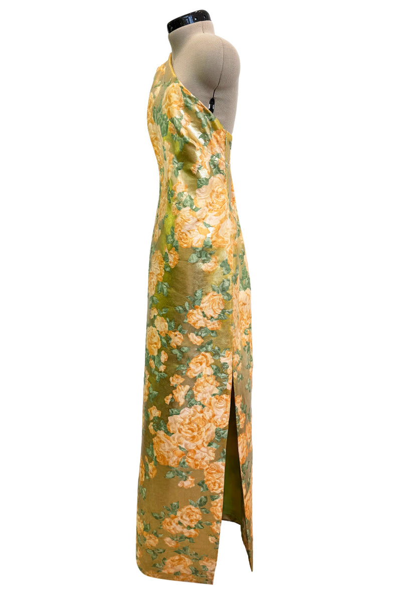 ysl one shoulder dress Saint Laurent