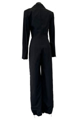 Rare Spring 2000 Givenchy by Alexander McQueen Runway Look 12 Jumpsuit w Drawstring Cuffs