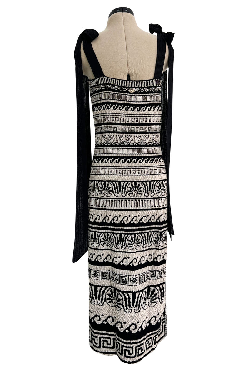 Vintage Chanel Golden Age Karl Design Mixed Tweed Knee Length Dress Size 38