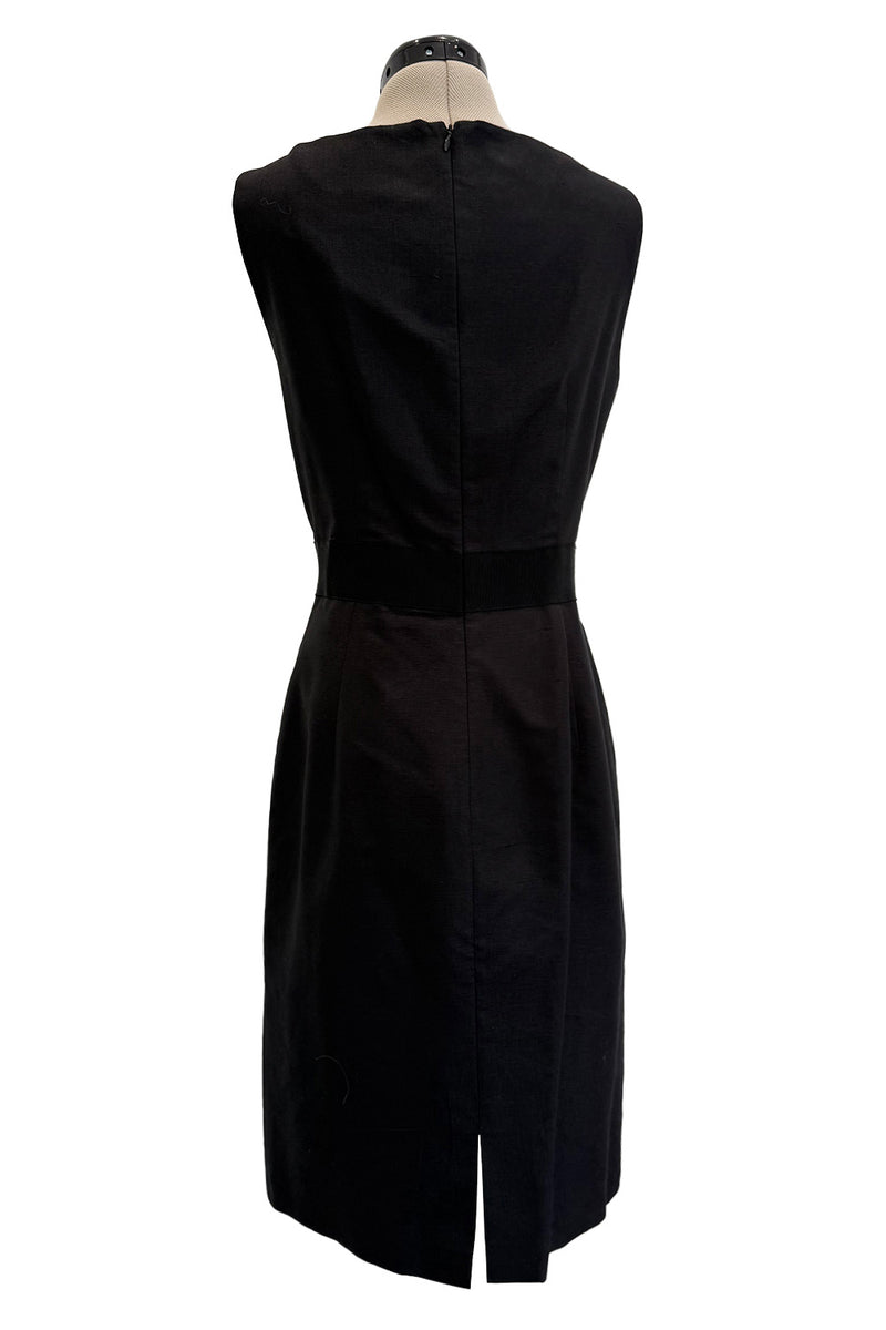giambattista valli little black dresses Black Scallop Ruffle Mini Dress