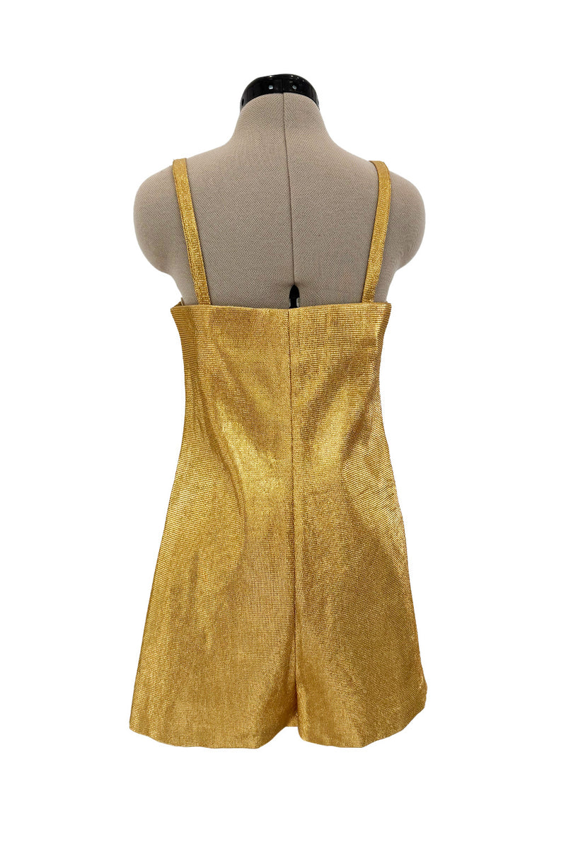Amazing 1950s Elizabeth Arden Old Hollywood Metallic Gold Playsuit Jum Shrimpton Couture Amazing 1950s Elizabeth Arden Old Hollywood Metallic Gold Playsuit Jum Shrimpton Couture