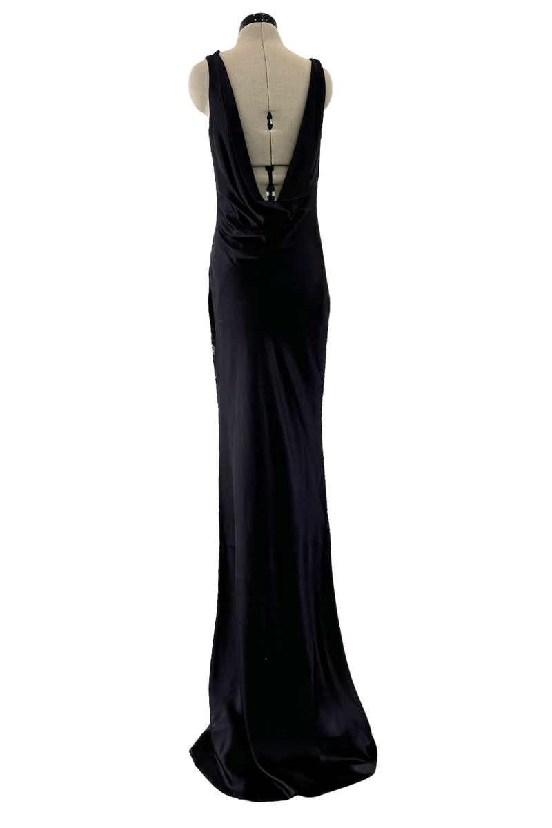 Iconic 2007 Alexander McQueen Fairy / Skeleton Castle Print Silk Bias Cut