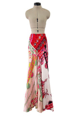 Amazing Spring 2012 Emilio Pucci by Peter Dundas Runway Look 12 Pucci Print Silk Top & Skirt Set