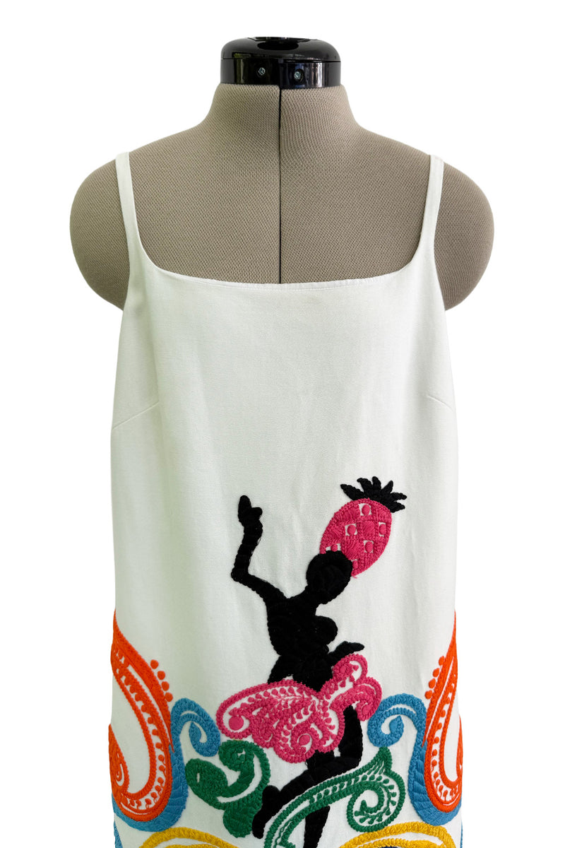 Exceptional Spring 2011 Prada by Miucci Prada Runway Look 27 & Ad Campaign Embroidered & Beaded White Dress