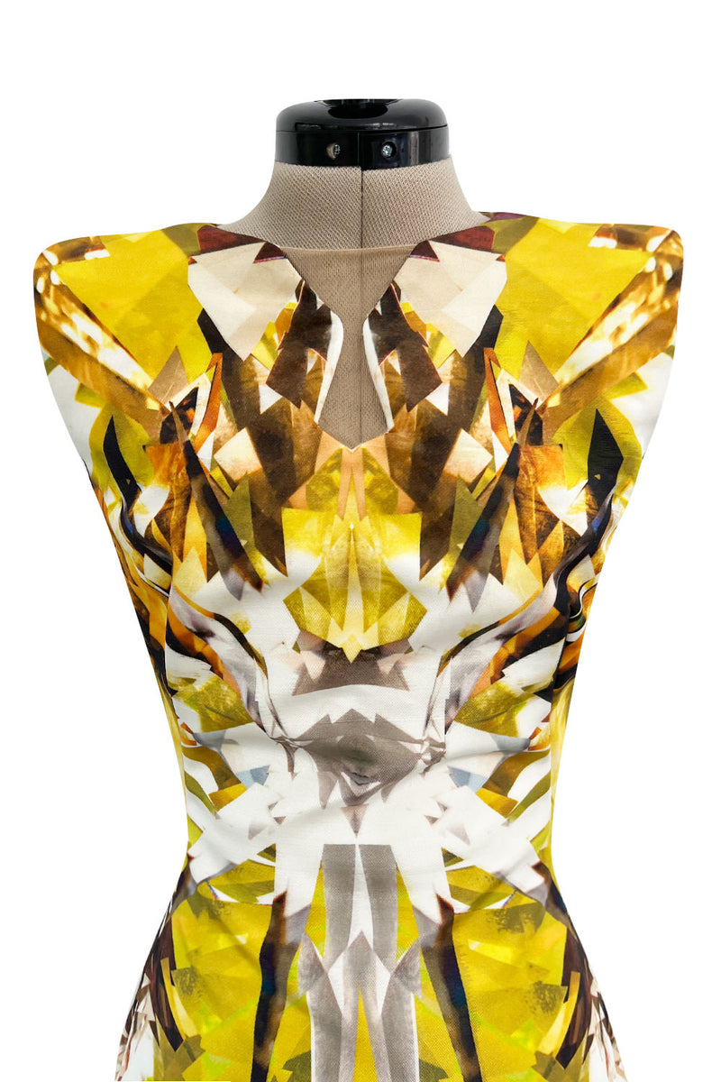 Spring 2009 Alexander McQueen Runway 'Natural Dis-tinctions, Un-Natural Selection' Crystal Print Dress