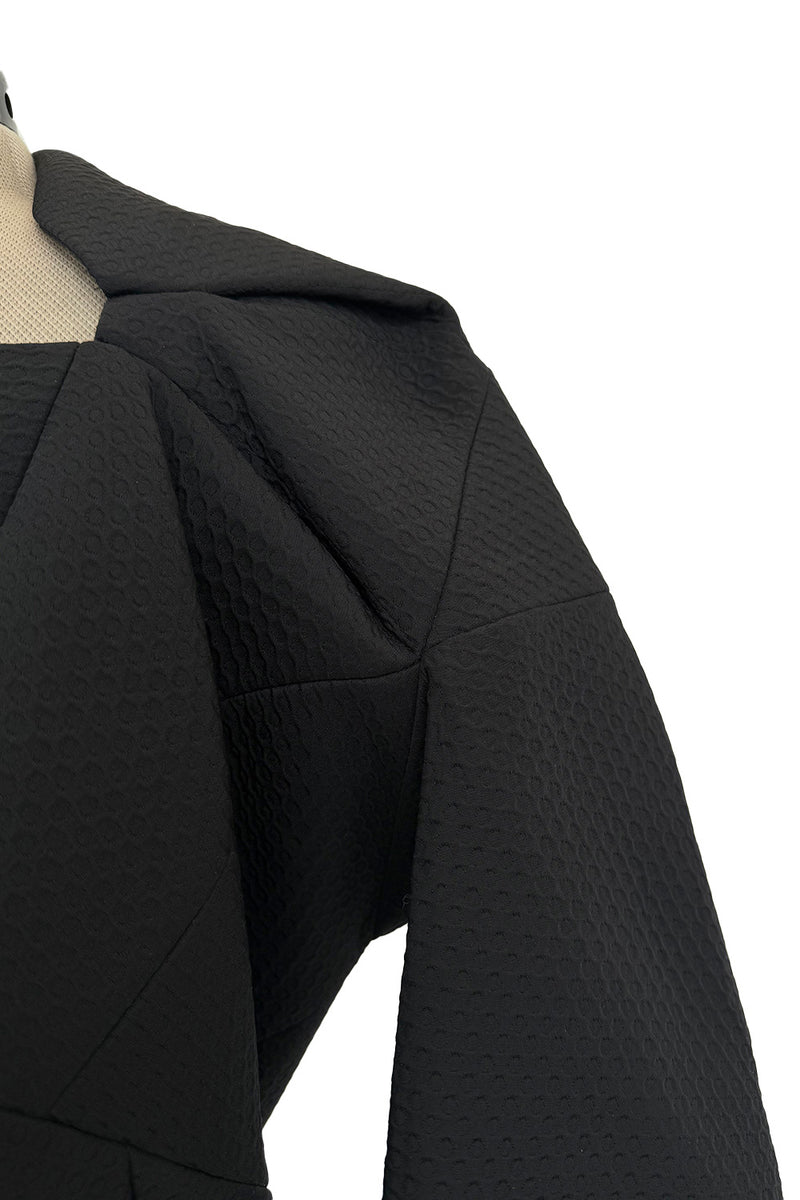 Fall 2015 Junya Watanabe Commes des Garcons Runway Look 6 Black Oragami Jacket