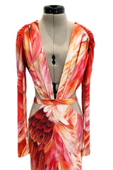 Spring 2024 Roberto Cavalli by Fausto Puglisi Stretch Jersey Cut Out Dress