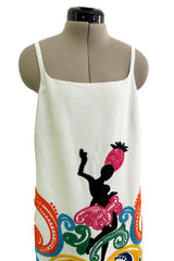 Exceptional Spring 2011 Prada by Miucci Prada Runway Look 27 & Ad Campaign Embroidered & Beaded White Dress