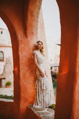 Outstanding Fall 2001 John Galliano Runway Look 41 Bias Cut Silk Chiffon Dress w Romantic Floral Print