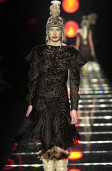 Amazing Fall 2002 Christian Dior by John Galliano Runway Look 32 Bias Cut Silk Velvet Devore Backless Dress