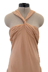 Prettiest Spring 2006 Christian Dior by John Galliano Pink Ombre Silk Chiffon Dress