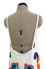 Exceptional Spring 2011 Prada by Miucci Prada Runway Look 27 & Ad Campaign Embroidered & Beaded White Dress