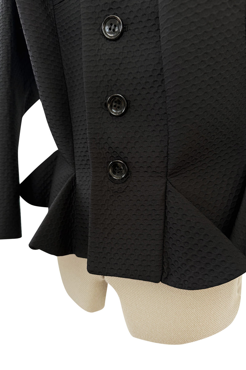 Fall 2015 Junya Watanabe Commes des Garcons Runway Look 6 Black Oragami Jacket