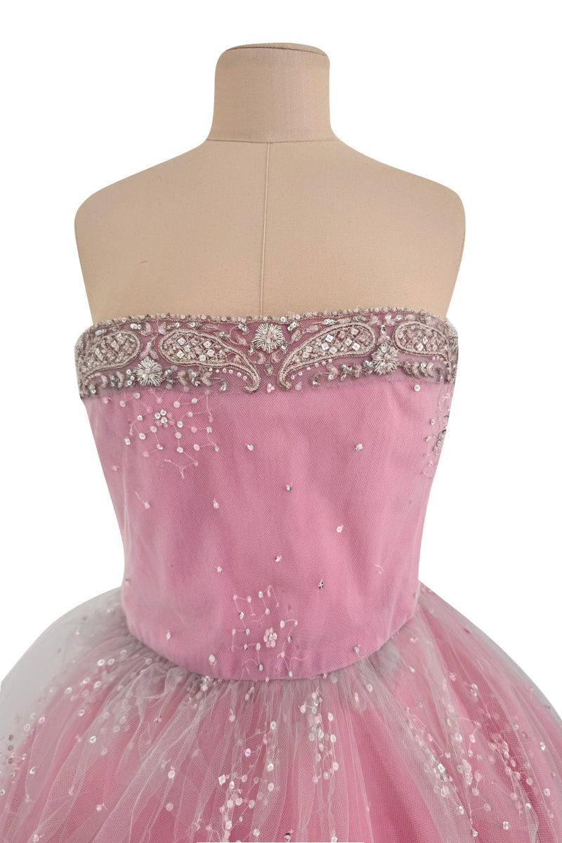 oscar de la renta pink sequin dress Oscar De La Renta Dresses | Oscar De La Renta Pink Feather And Sequin Mini Dress | Color: Pink