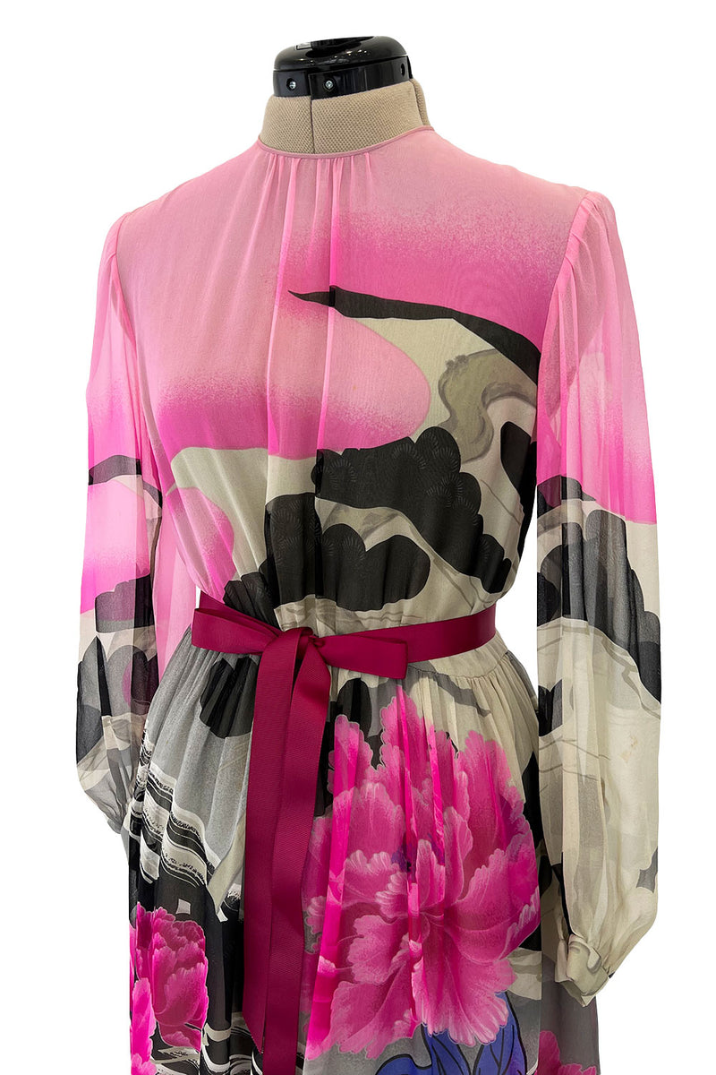 Lost Pattern Vintage Blooms Large Silk Scarf | Scarf Skirt